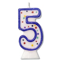 Candle 5 with cake online