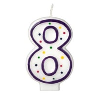 Candle 8 with cake online
