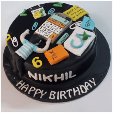 Finance Theme Cake