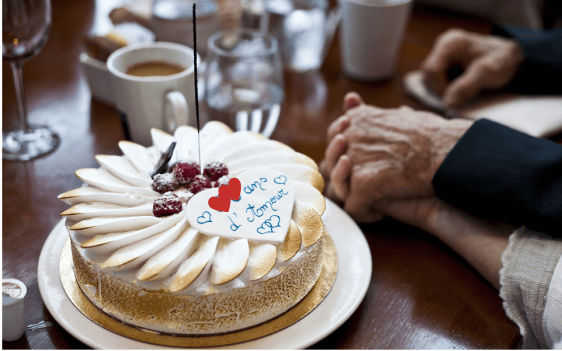 anniversary cake designs for couple