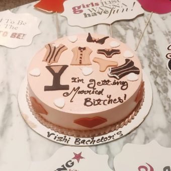 getting married bitches cake