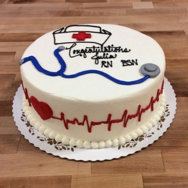 nurse retirement cake