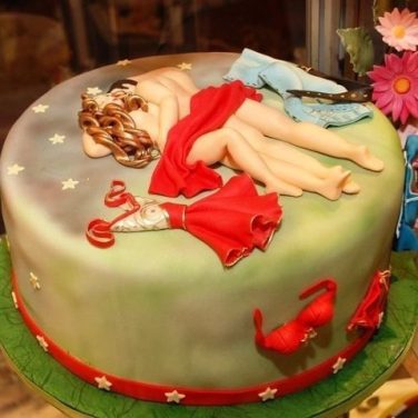 funny cake for groom