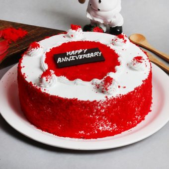 velvet anniversary cake