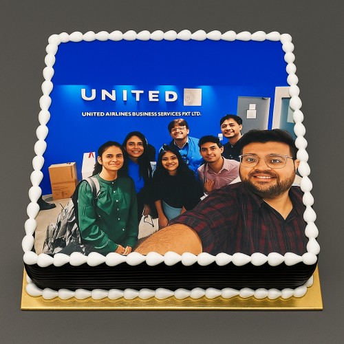 Photo Print Cake