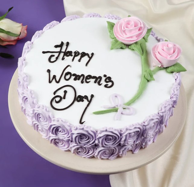 blooming roses cake