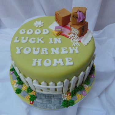 good luck home cake