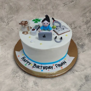 Workaholic Birthday Cake