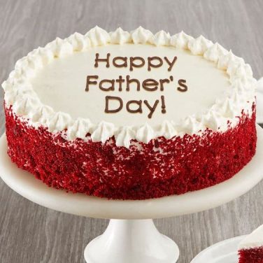 fathers day red velvet cake