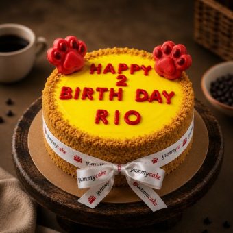 sunshine woof cake for dog