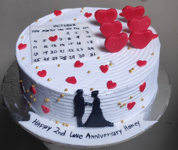 2nd anniversary cake