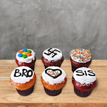 raksha bandhan cup cakes set of 6