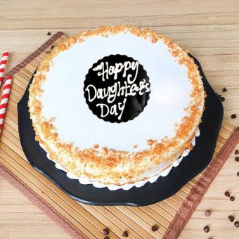 daughters day butterscotch cake