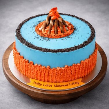 bonfire cake