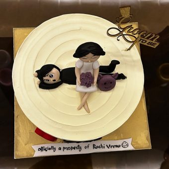 game over bride to be cake