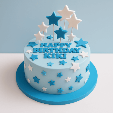 Star Theme Birthday Cake