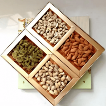 Almonds, Pistas, Raisins & Cashew Nuts box