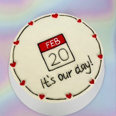 Anniversary Bento Cake Design