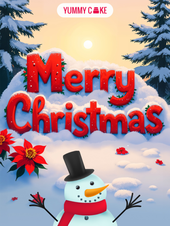 Celebrate Merry Christmas 2024 with Yummycake Gifts and Treats.