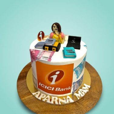 icici bank employee retirement cake