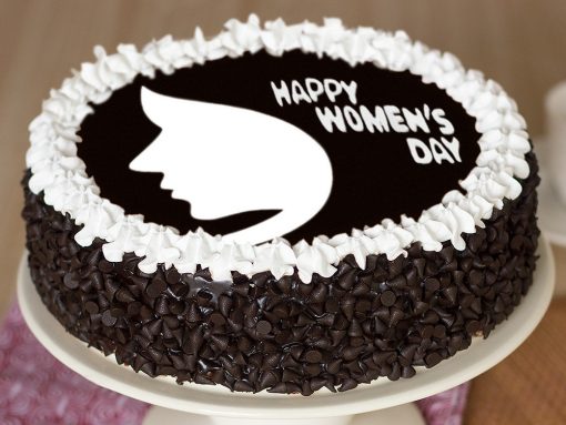 women's day special choco chip cake