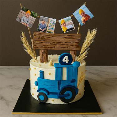 Tractor Theme Baisakhi Cake