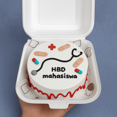 doctor birthday bento cake