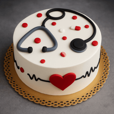 stethoscope cake