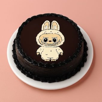 Labubu Chocolate Cake