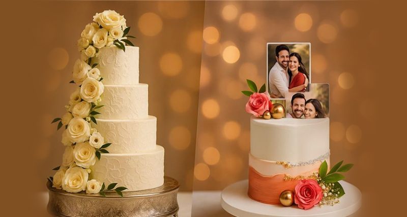anniversary cake vs wedding cake