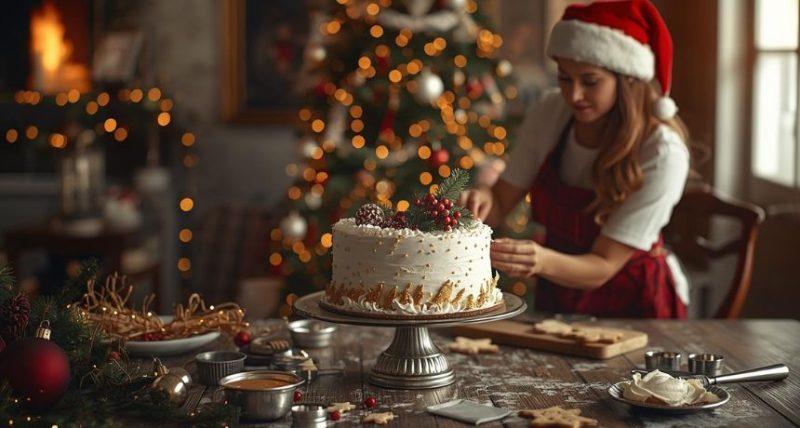 christmas cake decoration